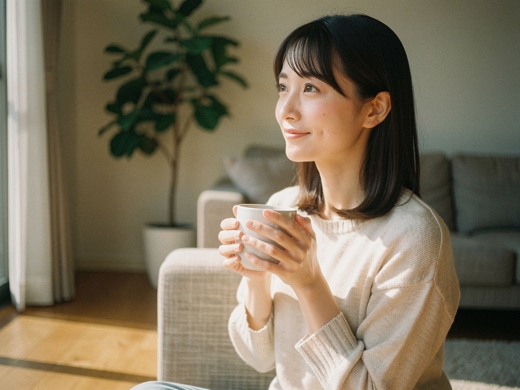 自分の時間を楽しむ日本人女性
